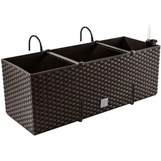 Blumenkasten Geländertopf Haken Bewässerung Blumentopf Halterung 50 cm Umbra