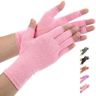 Duerer Handschuhe herren und damen winter, Fingerlose handschuhe damen, Touchscreen Warme (Rosa, M)