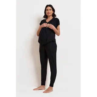 Seraphine Pyjama Seraphine 2-teiliger Pyjama Umstands-/Stillmode (1 tlg) schwarz XL