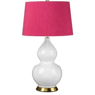 Elstead Lighting Isla Tischlampe Weiß/Rosa