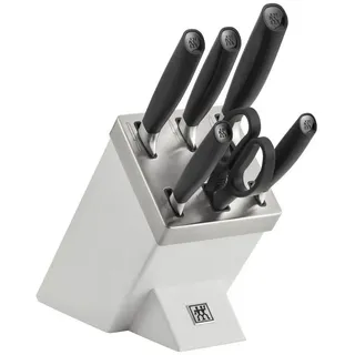 Messerblock ZWILLING All * Star Messerblockset mit KiS Technologie 7-tlg, Weiß Eisgehärtet (7tlg)