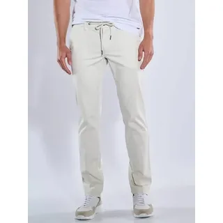 emilio adani Herren Chino slim fit Weiß regular uni - 34/34