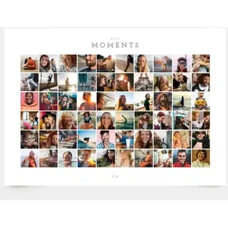 Fotocollage "Best Moments" auf Poster