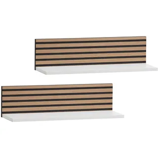 Schildmeyer Ryker Wandregal 60 x 17,3 x 15,7 cm Weiß