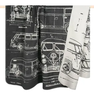 PAD VOLK Kuscheldecke 150 x 200 cm Grau