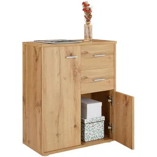 CARO-Möbel Highboard 60 x 70 x 30 cm Braun