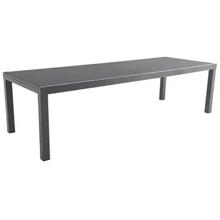 Sunfun Maja Gartentisch XL  (L x B x H: 280 x 100 x 75 cm, Anthrazit, Ausziehbar)