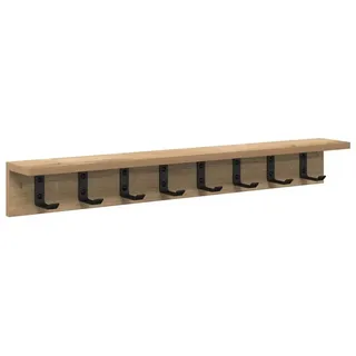 vidaXL Wandmontierter nachttisch Artisan-Eiche 80 x 10,5 x 10,5 cm