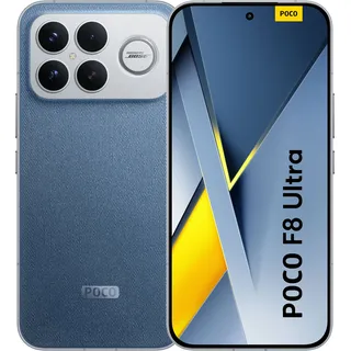 XIAOMI Smartphone "Poco F8 Ultra", Energieeffizienz: A (A-G), blau (denim blau), 512 GB, Mobiltelefone