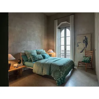 Bassetti Bettwäsche SIGURTA, Flanell, aus Flanell mit Reißverschluss grün