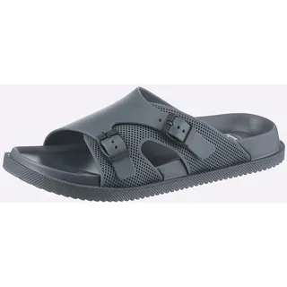 Badepantolette FASHY, Damen, Gr. 40, anthrazit, PVC, Schuhe
