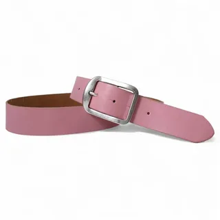 FRONHOFER Hüftgürtel Damen Rindsleder breit (1-St) Retro, für Jeans rosa Körperumfang 90 cm / Gesamtlänge 105 cm