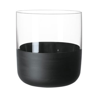 Villeroy & Boch Shot Glas / Schnapsglas, Set 4tlg Manufacture Rock, Cocktailgläser, Schwarz, Transparent
