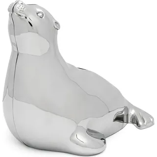 Silbernes Sparschwein für Kinder, edles Siegel als Geschenk Größe: 130x95x115 mm Artikelnummer: ZV6167061