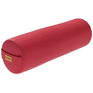 GORILLA SPORTS Yogakissen Yoga Bolster in verschiedenen Farben rot