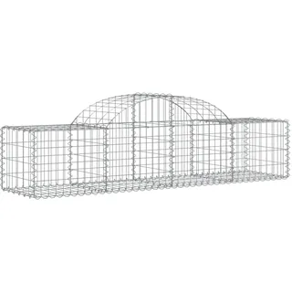 vidaXL Gabionenkorb Gewölbt 200 × 50 × 60 cm