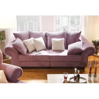 Home Affaire Big-Sofa Mikrofaser 3-Sitzer Lila