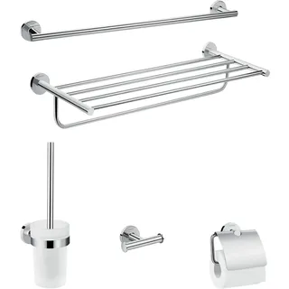 Hansgrohe Badaccessoire-Set 5-teilig Silber