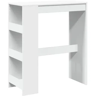 vidaXL Bartisch 90 x 40 x 103,5 cm Weiß