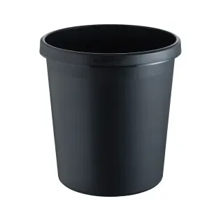 Helit Papierkorb 18 l Schwarz