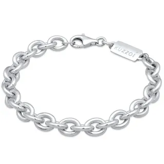 KUZZOI Herren Rundanker Armband aus 925 Silber silberfarben 75533129-21 Größe 21 cm