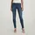 Midge Zip Mid Waist Skinny Dark Aged 25 32