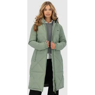 Alife & Kickin Wintermantel EnyaAK A Puffer Coat CS Winterjacke, Longjacket, Parka grün 44