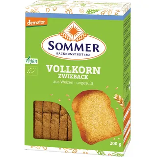 Sommer Vollkorn-Zwieback aus Weizen demeter