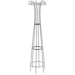 Dehner Premium Metall-Obelisk Maxima, schwarz