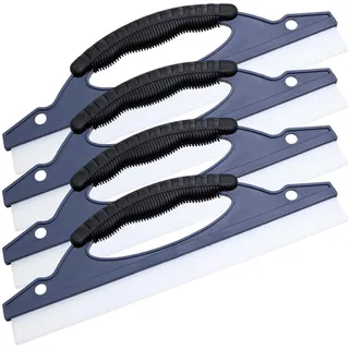 AMONENZ Duschabzieher 31 cm Blau/Lila 2 St.
