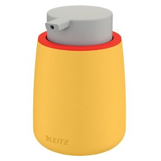 Leitz Desinfektionsmittelspender Cosy 5404-00-19, gelber Pumpspender, stehend, Keramik, 300ml