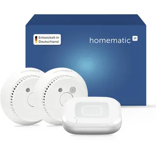 Homematic IP Starter Set Rauchwarnmelder 2 St. Weiß