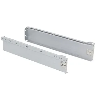 Emuca Ultrabox Schublade für Küche und Badezimmer, 86, Grau metallic, Stahl