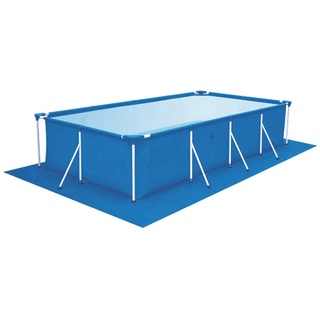 Fulenyi Bodenplane rechteckige für Pools | Poolunterlage UV-Stabil & reißfest | Bodenschutzplane Swimmingpool 445 x 254 cm