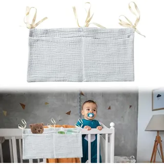 Baby Kinderbett Organizer, Babybett Organizer Hängend, Windeln Babybetttasche, B