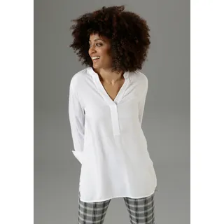 Aniston SELECTED Longbluse Weiß 44