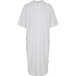 URBAN CLASSICS Organic Oversized Kurzarm Midi-kleid White M