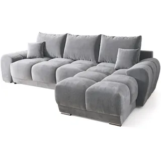 bromarkt Ecksofa Nubes grau