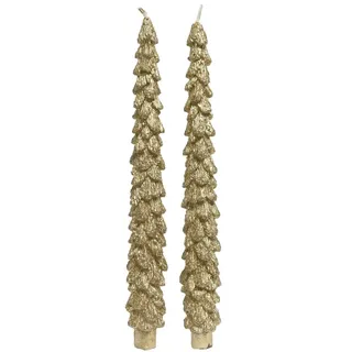 it's all about christmas Spitzkerze 26 cm 2 St. gold