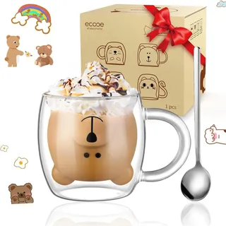 luxuskollektion Doppelwandige Latte Macchiato Gläser 0,28 l 2 St.