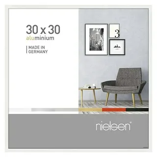 Nielsen Alurahmen Pixel 5333056 (30 x 30 cm, Weiß)