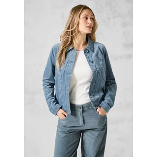 Cecil CECIL, Damen, B212275 Cordjacke, Dove Blue, XXL