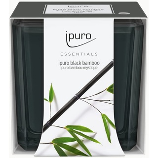 ipuro Duftkerzen Essentials black bamboo im Glas 125g