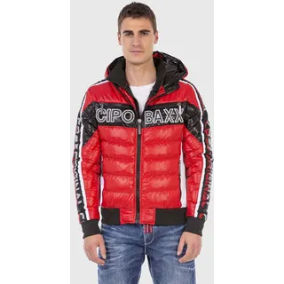 Cipo & Baxx Übergangsjacke rot XL