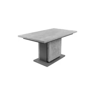 Tisch BRITTA Beton Optik anthrazit B/H/T: ca. 140x75x80 cm