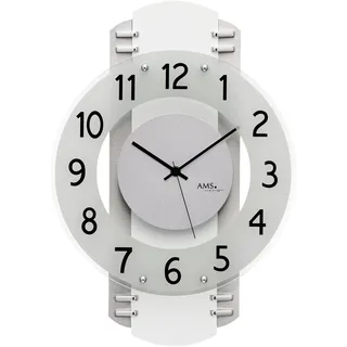 AMS Funkwanduhr 28,0 cm 5520 weiß
