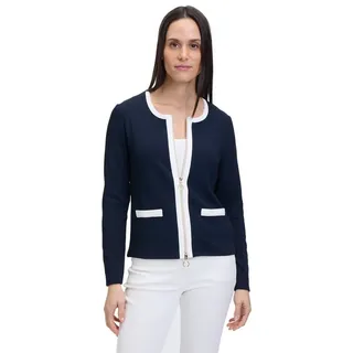 Betty Barclay Shirtjacke mit Struktur Patch Dark Blue/Cream,42 | 42