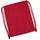 Premium Bio Baumwoll Turnbeutel Classic Red