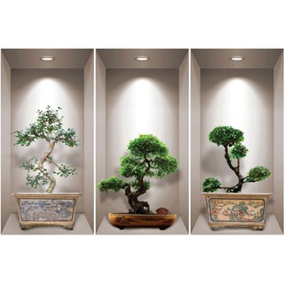 Ambiance 3D-Wandtattoo "Japanese bonsai"