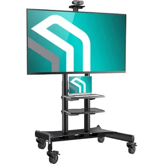 ONKRON TS1881-B TV-Rack 50-86 Zoll 105,9 kg Schwarz Kunststoff/Metall/Stahl